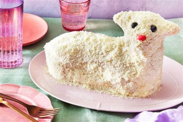 Decorating Lamb Cake